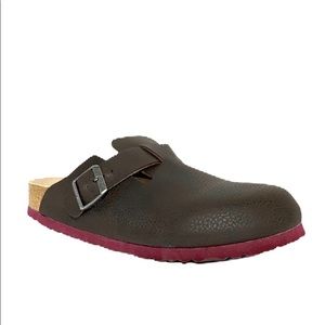 Birkenstock Boston Brown Soft Footbed Clogs 42/11